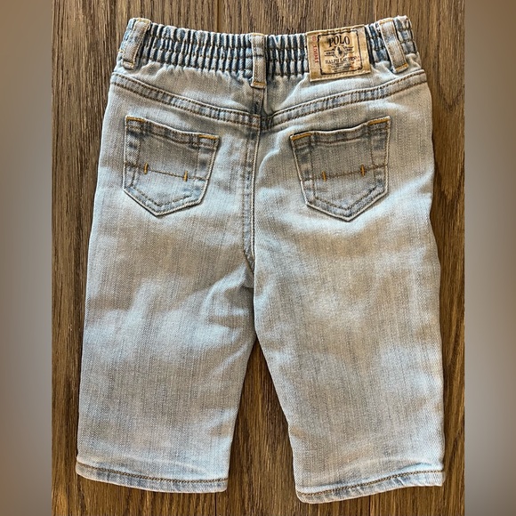 Polo Ralph Lauren Unisex Baby Light Denim Jeans Size 6M - Picture 3 of 5